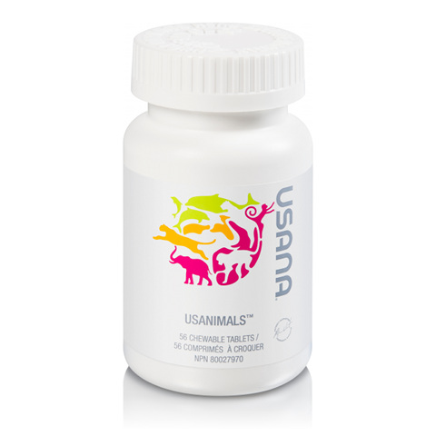 USANA Usanimals - Supplément de MultiVitamine et Minéraux pour Enfant USANA Usanimals - Supplément de MultiVitamine et Minéraux pour Enfant