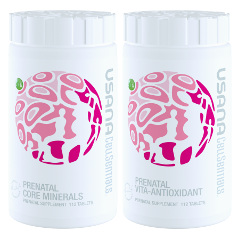 USANA Prenatal CellSentials - Supplément Nutritionnel de Vitamines-Minéraux et Antioxydants USANA Prenatal CellSentials - Supplément Nutritionnel de Vitamines-Minéraux et Antioxydants