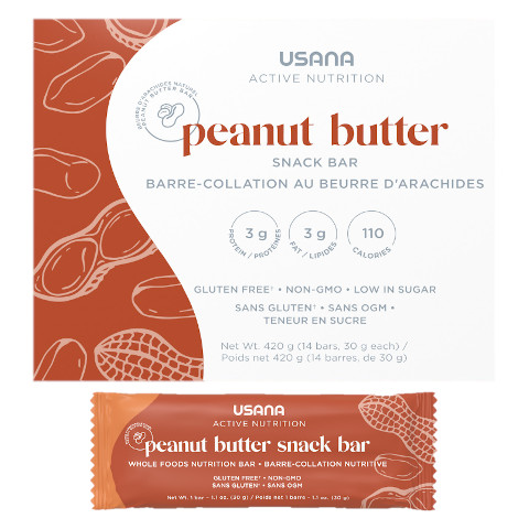 USANA Peanut Butter Snack Bar - Active Nutrition